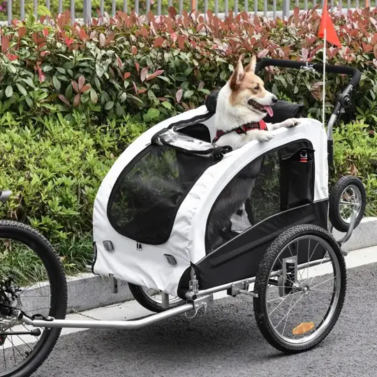 Elite II 2-In-1 Pet Dog Bike Trailer and Stroller - Tampa Home & Garden Store