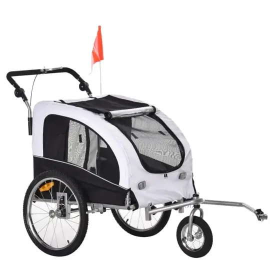 Elite II 2-In-1 Pet Dog Bike Trailer and Stroller - Tampa Home & Garden Store