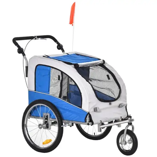 Elite II 2-In-1 Pet Dog Bike Trailer and Stroller - Tampa Home & Garden Store