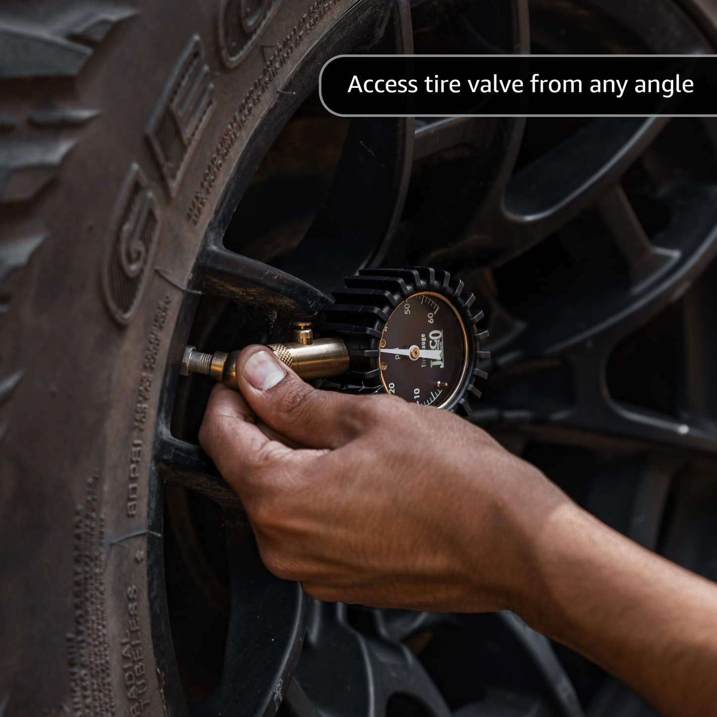 Elite® Tire Pressure Gauge - 60 PSI - Tampa Home & Garden Store