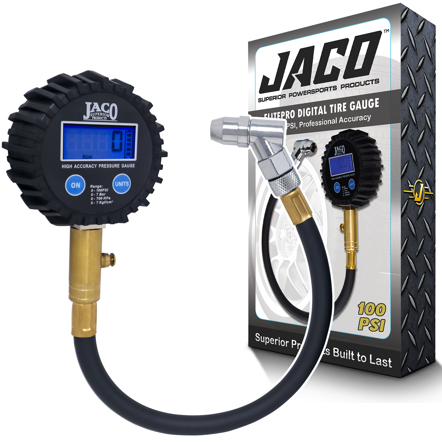 ElitePro™ Digital Tire Pressure Gauge - Professional Accuracy - 100 PSI - Tampa Home & Garden Store