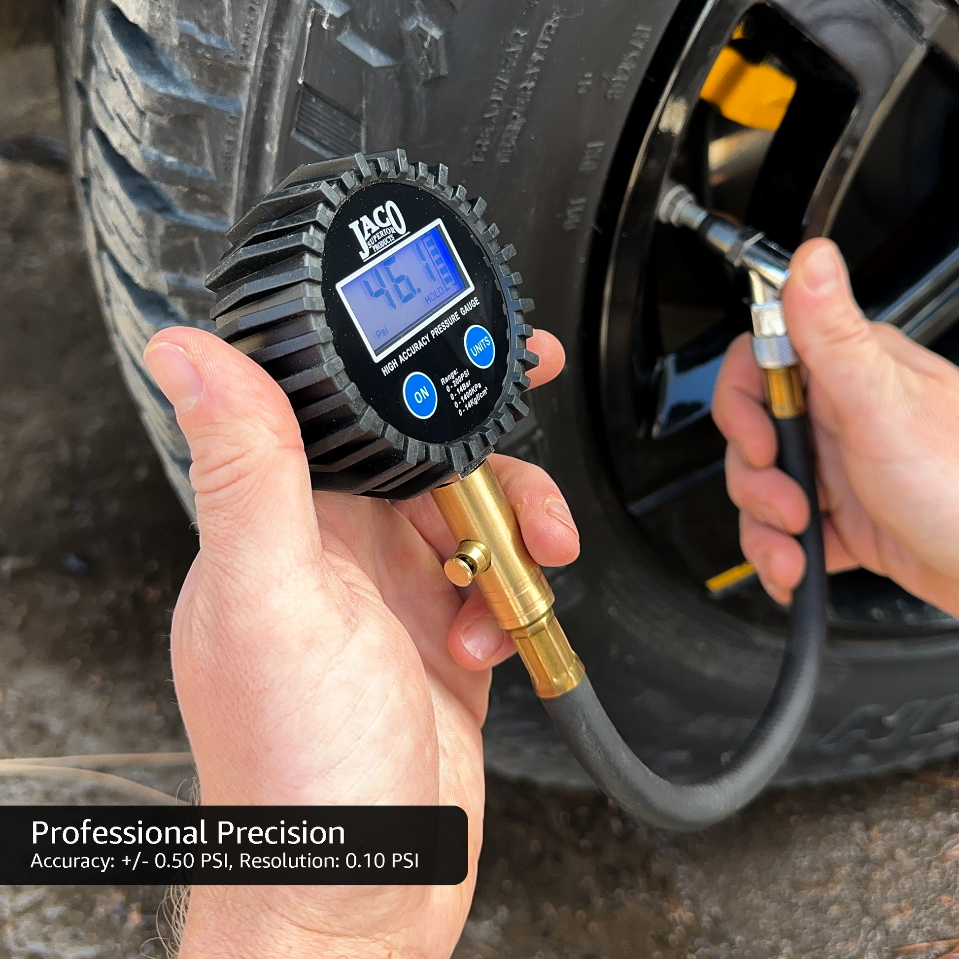 ElitePro™ Digital Tire Pressure Gauge - Professional Accuracy - 100 PSI - Tampa Home & Garden Store
