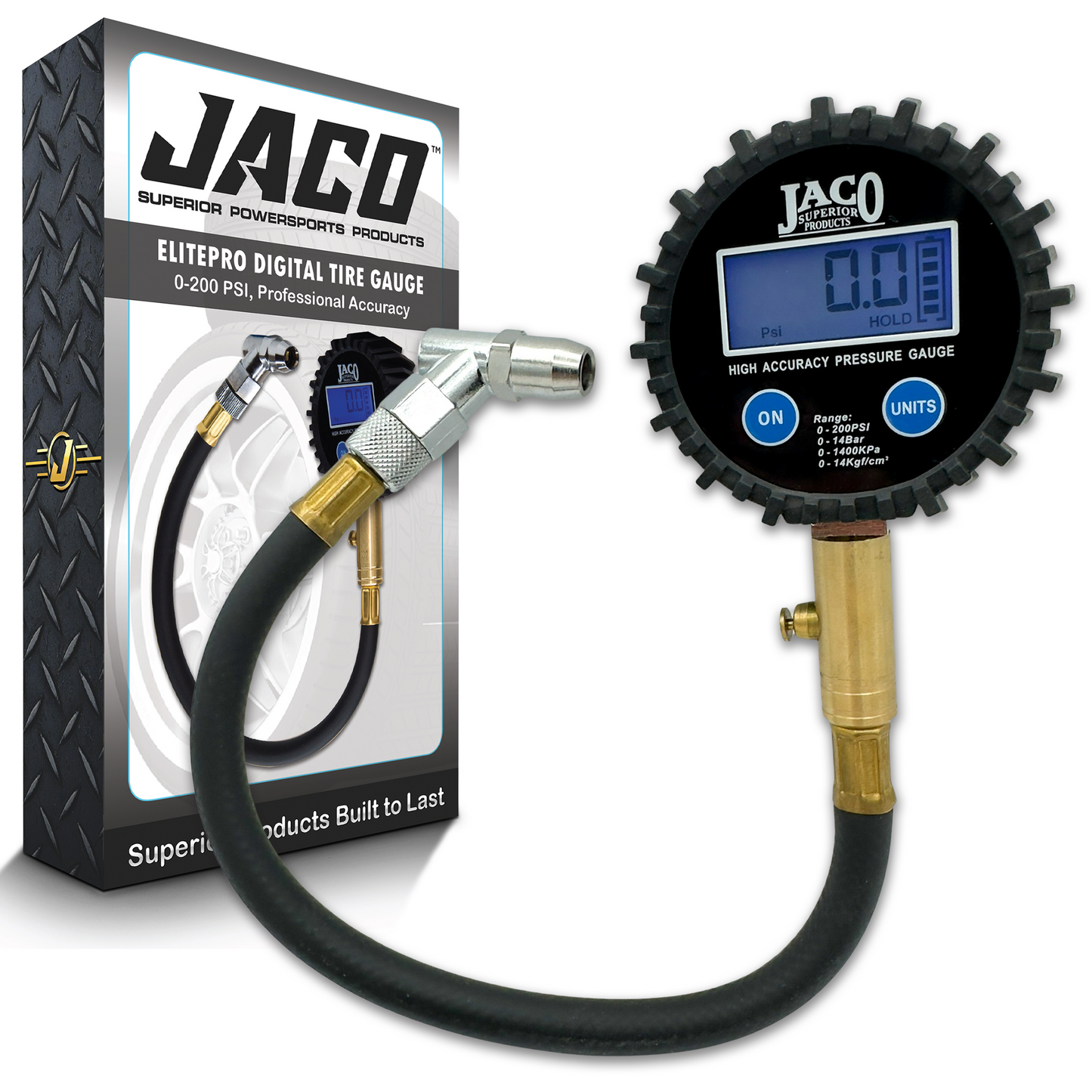 ElitePro™ Digital Tire Pressure Gauge - Professional Accuracy - 200 PSI - Tampa Home & Garden Store