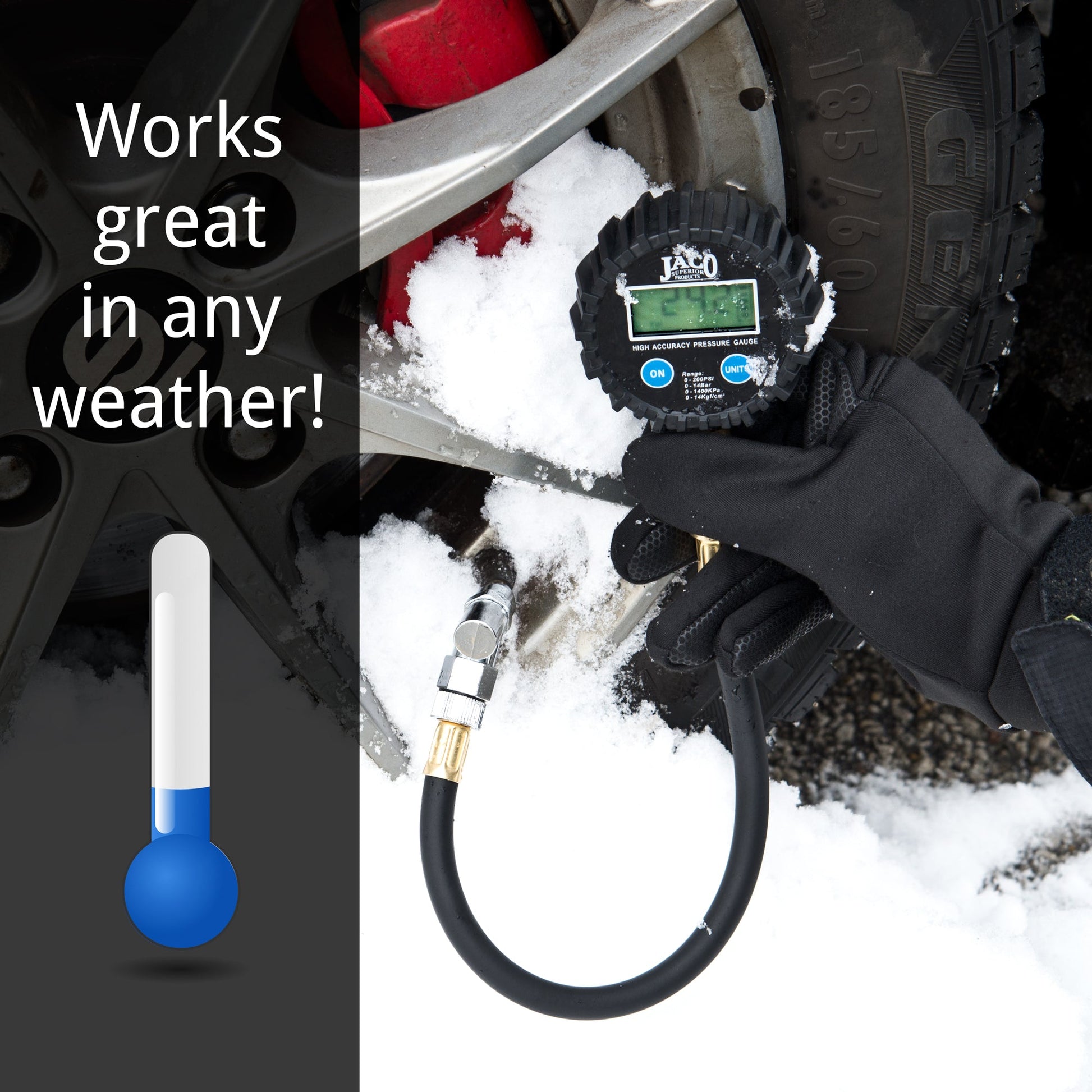 ElitePro™ Digital Tire Pressure Gauge - Professional Accuracy - 200 PSI - Tampa Home & Garden Store