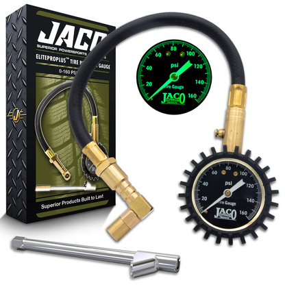 EliteProPlus™ Tire Pressure Gauge with Dually Air Chuck - 160 PSI - Tampa Home & Garden Store