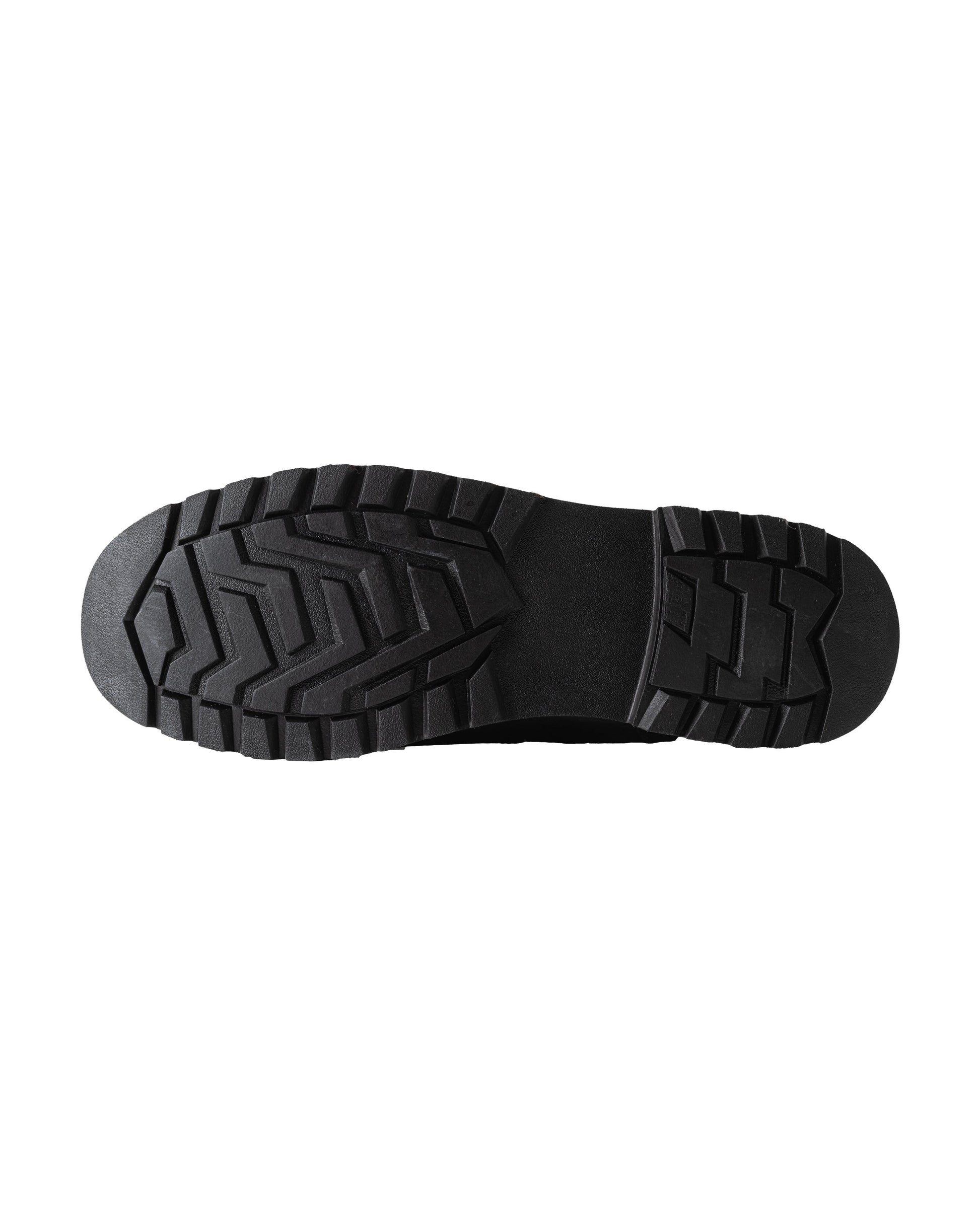 Elk Woods Black Tumbled Leather Zipped Work Boots [R84438] - Tampa Home & Garden Store