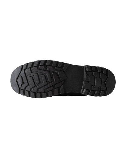Elk Woods Black Tumbled Leather Zipped Work Boots [R84438] - Tampa Home & Garden Store