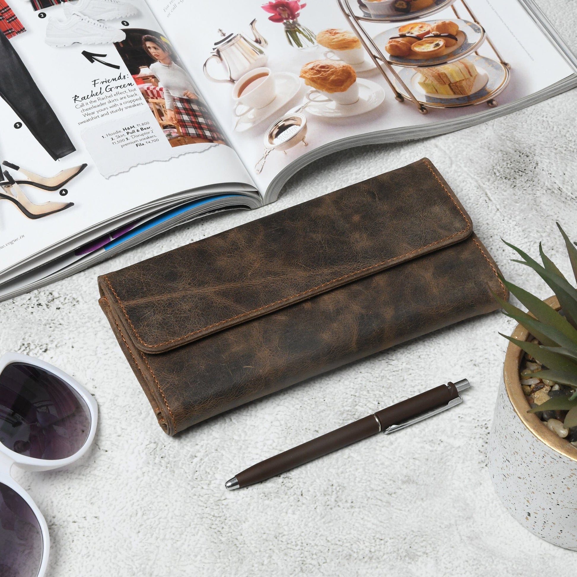 Ellison Ladies Wallet- Walnut Brown - Tampa Home & Garden Store