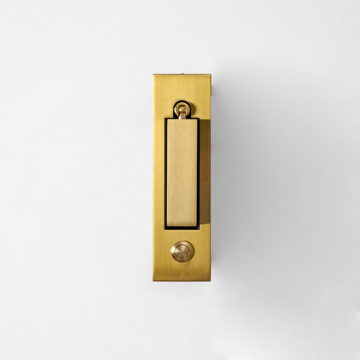 Recessed folding bedside wall sconce gold brass Moktan Sabai flush reading light on Tampa Home & Garden Store