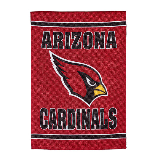 Embossed Suede Flag, GDN Size, Arizona Cardinals - Tampa Home & Garden Store