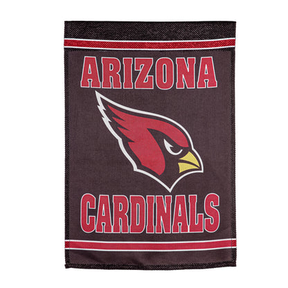 Embossed Suede Flag, GDN Size, Arizona Cardinals - Tampa Home & Garden Store