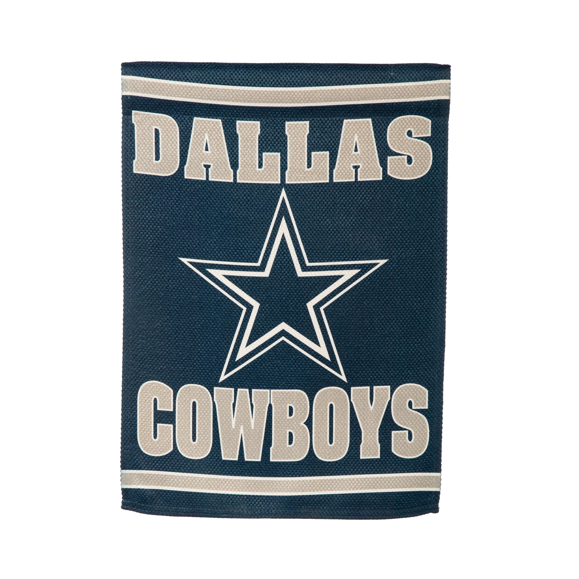 Embossed Suede Flag, GDN Size, Dallas Cowboys - Tampa Home & Garden Store