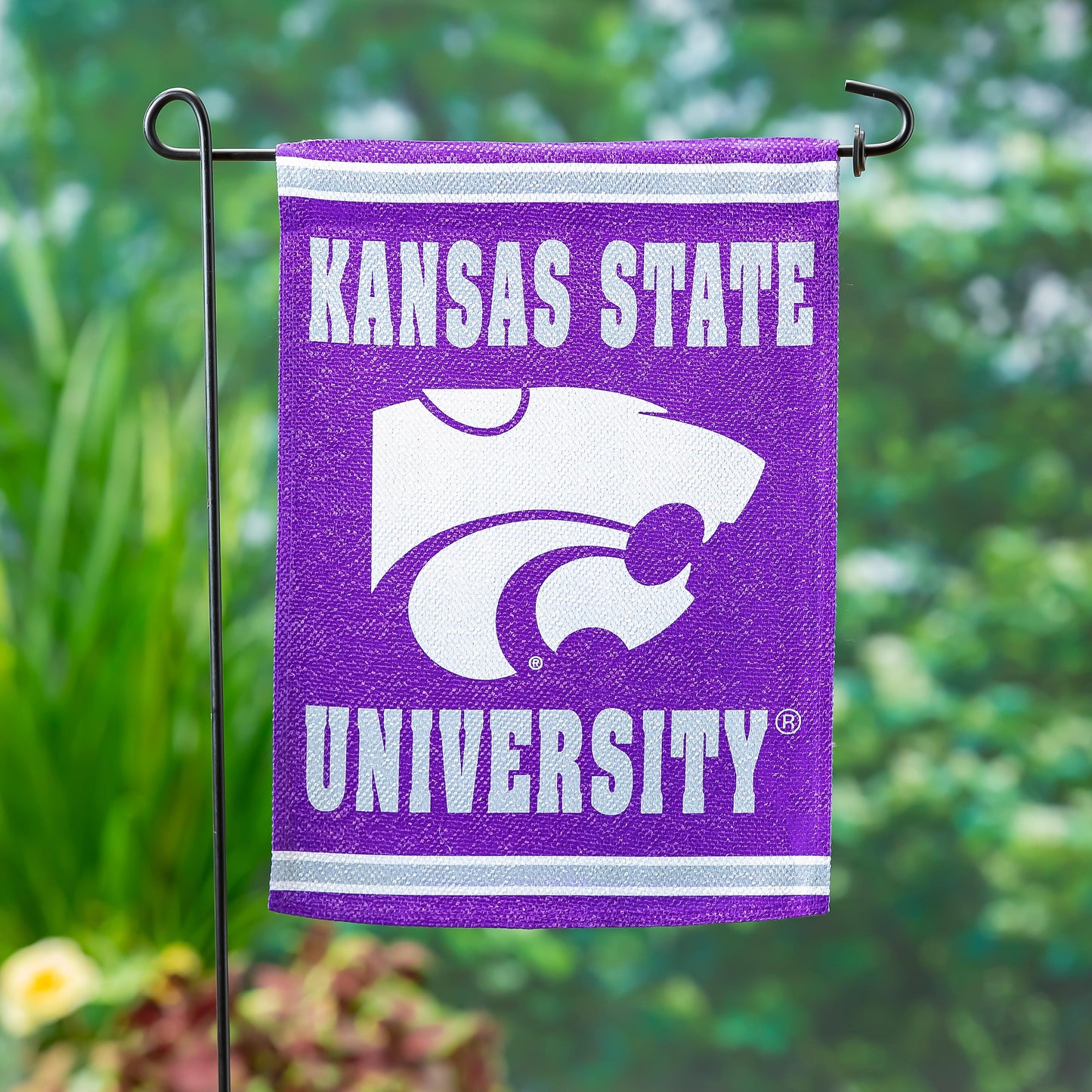 Embossed Suede Flag, GDN Size, Kansas State University - Tampa Home & Garden Store