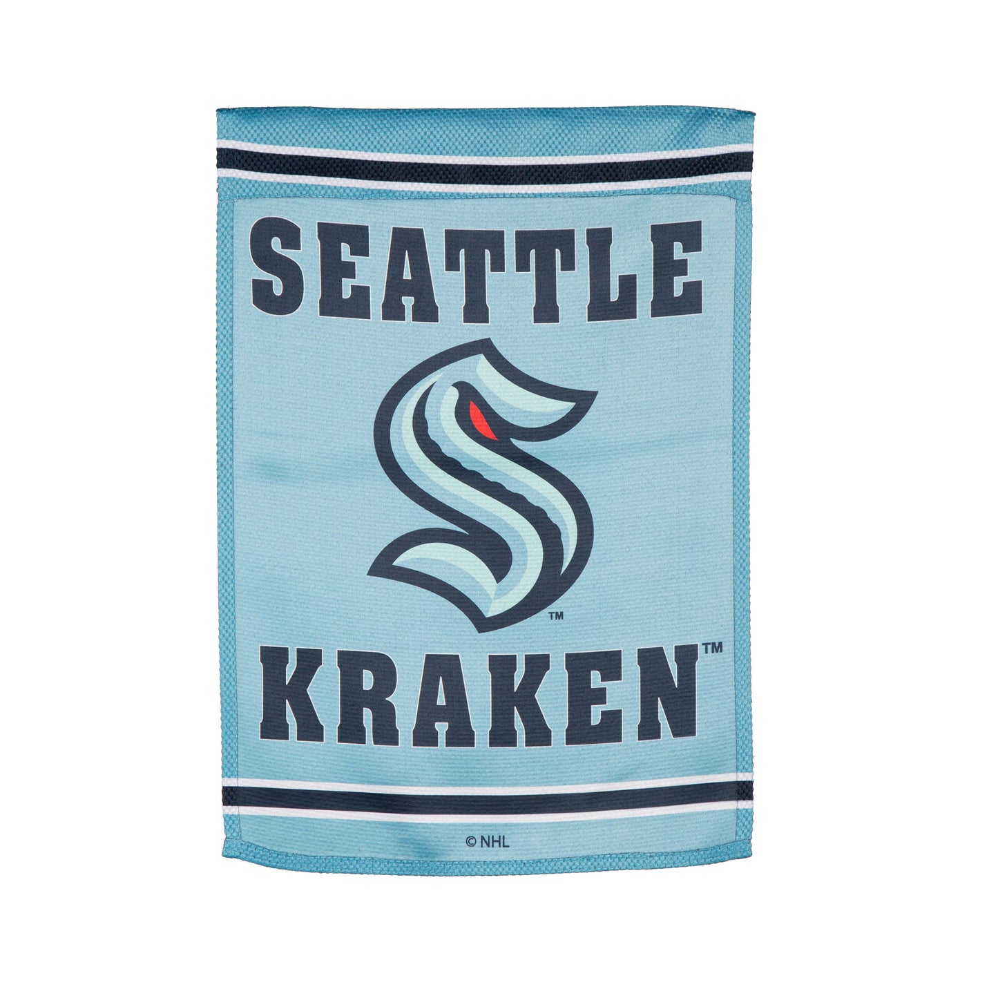 Embossed Suede Flag, GDN Size, Seattle Kraken - Tampa Home & Garden Store