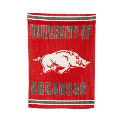Embossed Suede Flag, GDN Size, University of Arkansas - Tampa Home & Garden Store
