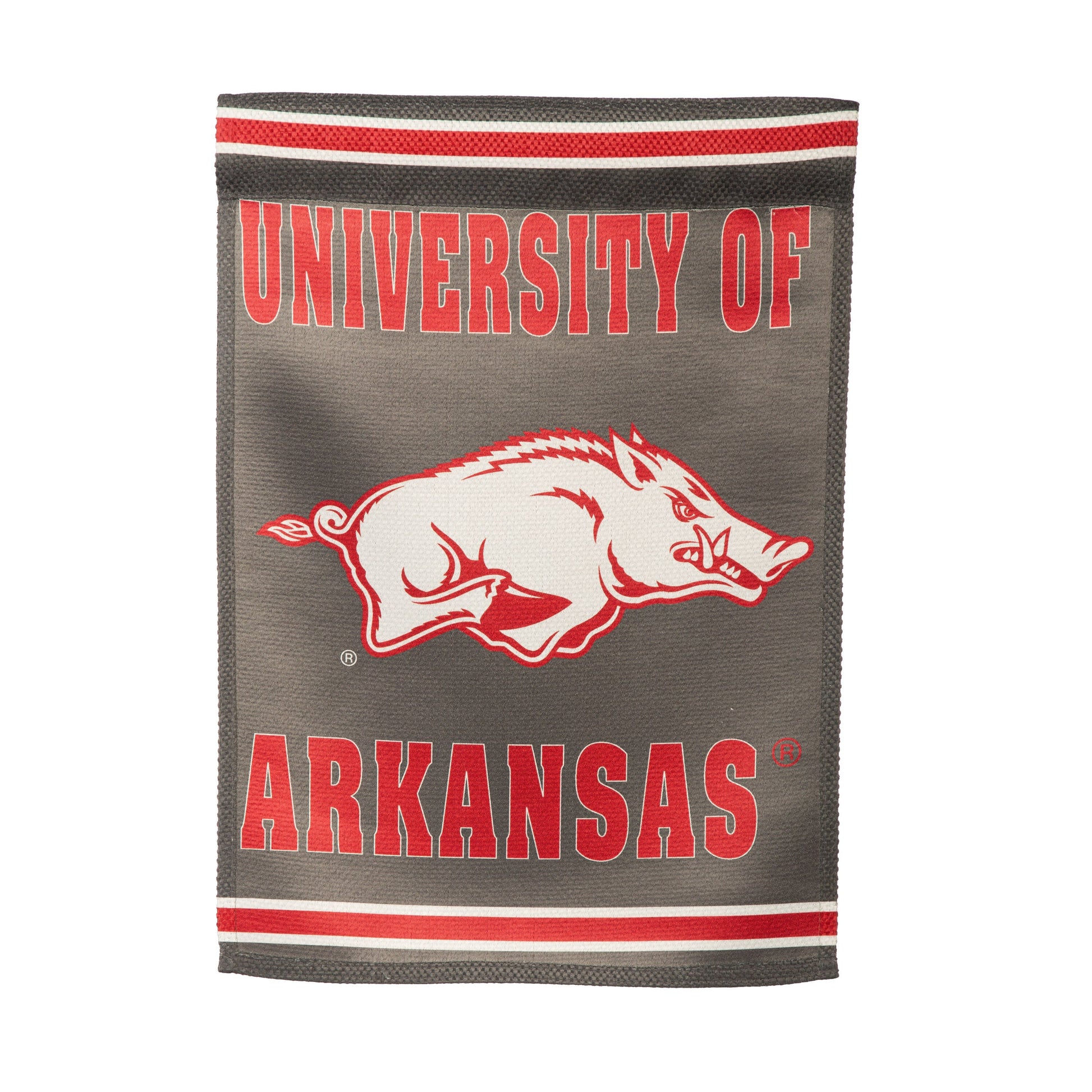 Embossed Suede Flag, GDN Size, University of Arkansas - Tampa Home & Garden Store