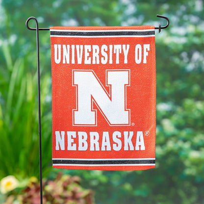 Embossed Suede Flag, GDN Size, University of Nebraska - Tampa Home & Garden Store