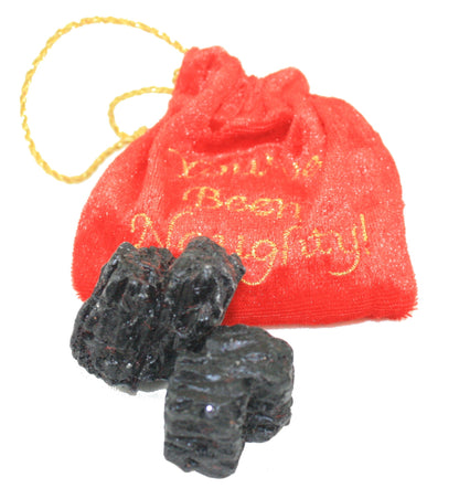 Embroidered Bag with a Lump Of Coal - Tampa Home & Garden Store