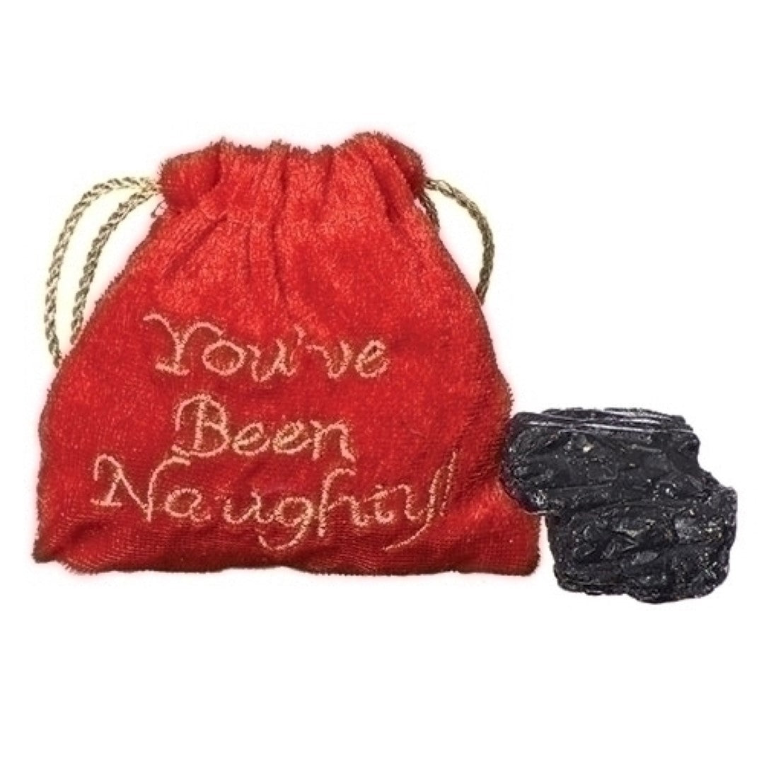 Embroidered Bag with a Lump Of Coal - Tampa Home & Garden Store