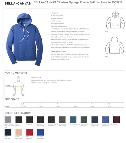 Embroidered Claire's Apothecary Fall Wreath Soft Fleece Unisex Sweatshirt Hoodie - Outlander Inspiration - Tampa Home & Garden Store
