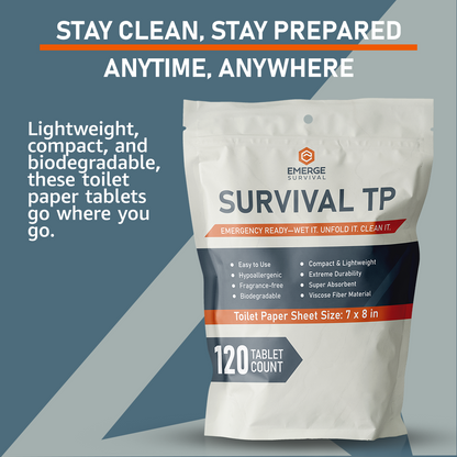 Emerge Survival Toilet Paper - Tampa Home & Garden Store