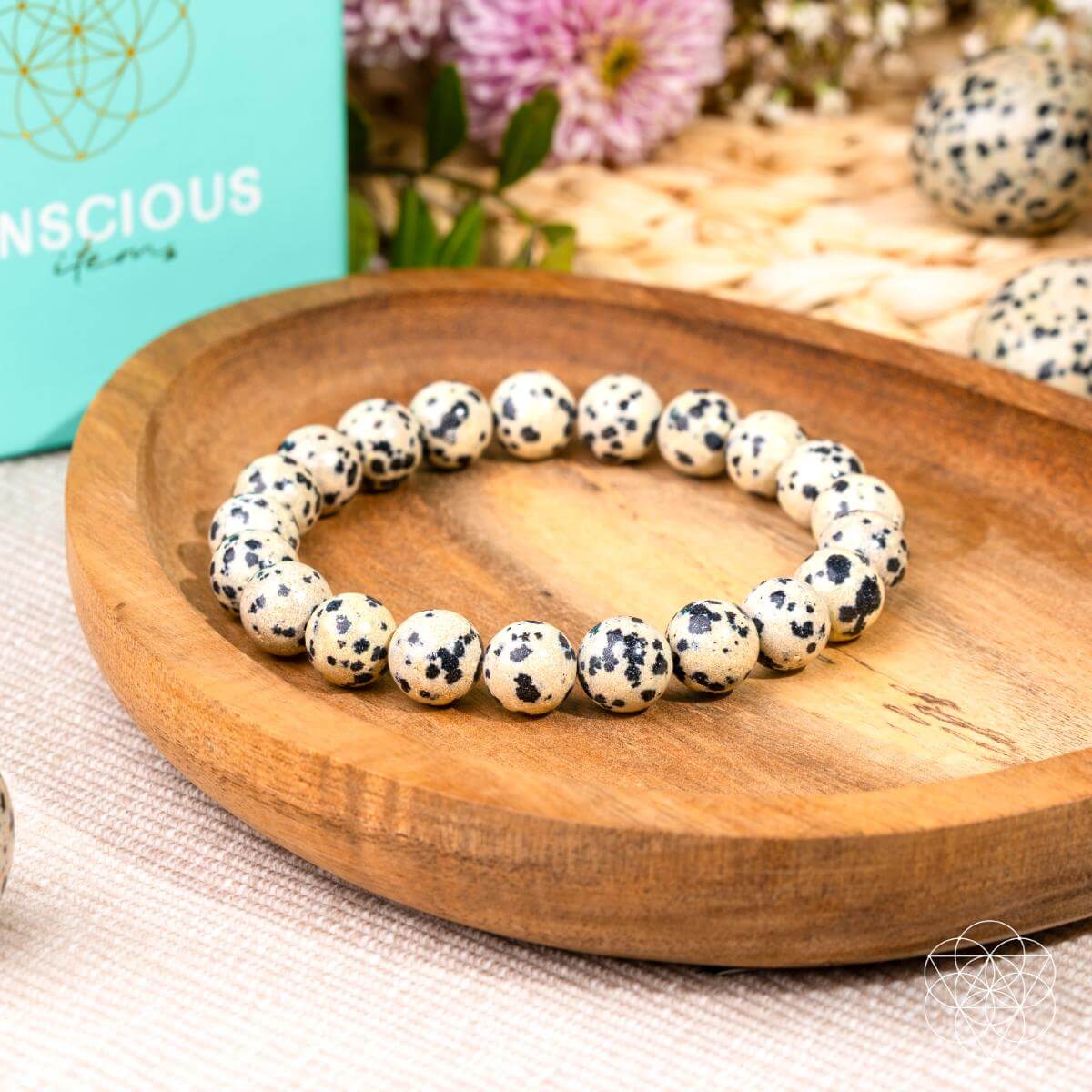 Emotional Detox - Dalmatian Jasper Bracelet - Tampa Home & Garden Store