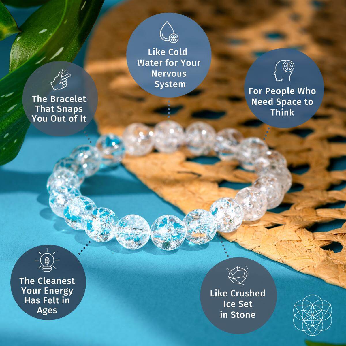 Emotional Ice Bath – The Ice Quartz Bracelet - Tampa Home & Garden Store