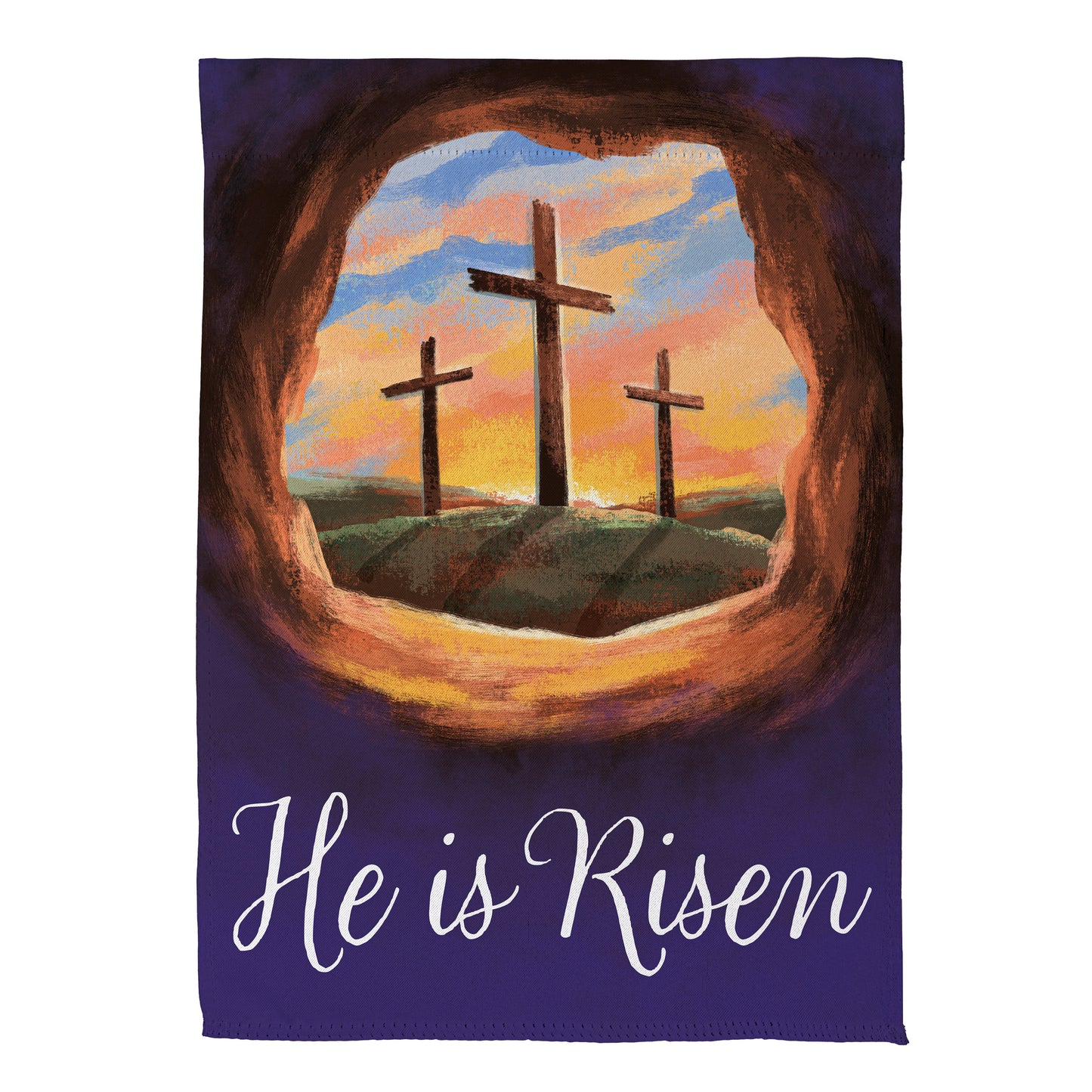 Empty Tomb Suede House Flag - Tampa Home & Garden Store