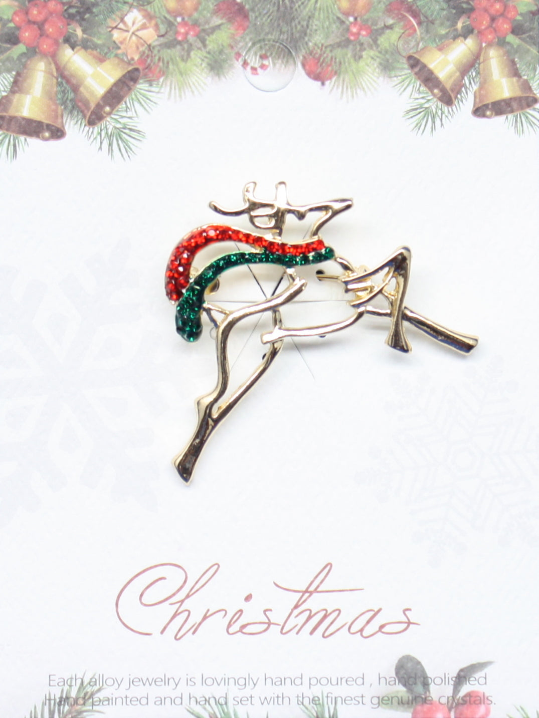 Enamel Finish Pin - Reindeer - Tampa Home & Garden Store