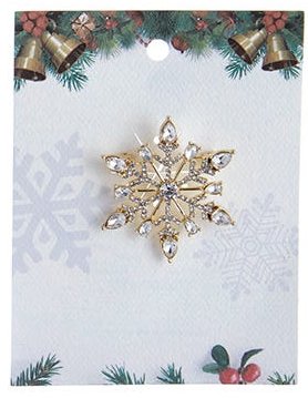 Enamel Finish Pin - Snowflake - Tampa Home & Garden Store