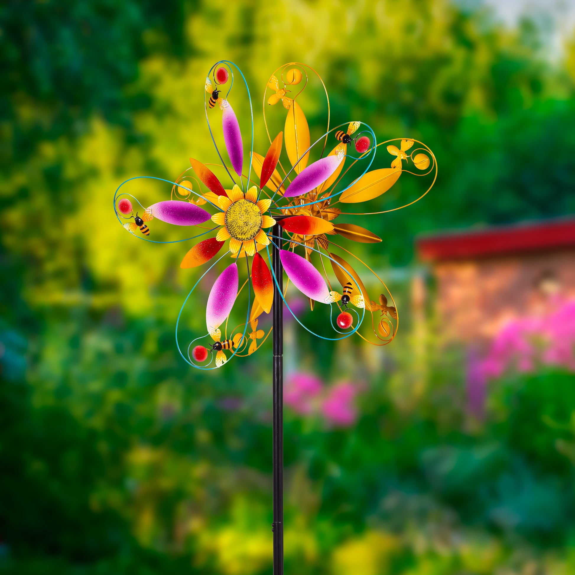 Enchanted Blossom Wind Spinner 74"H - Tampa Home & Garden Store
