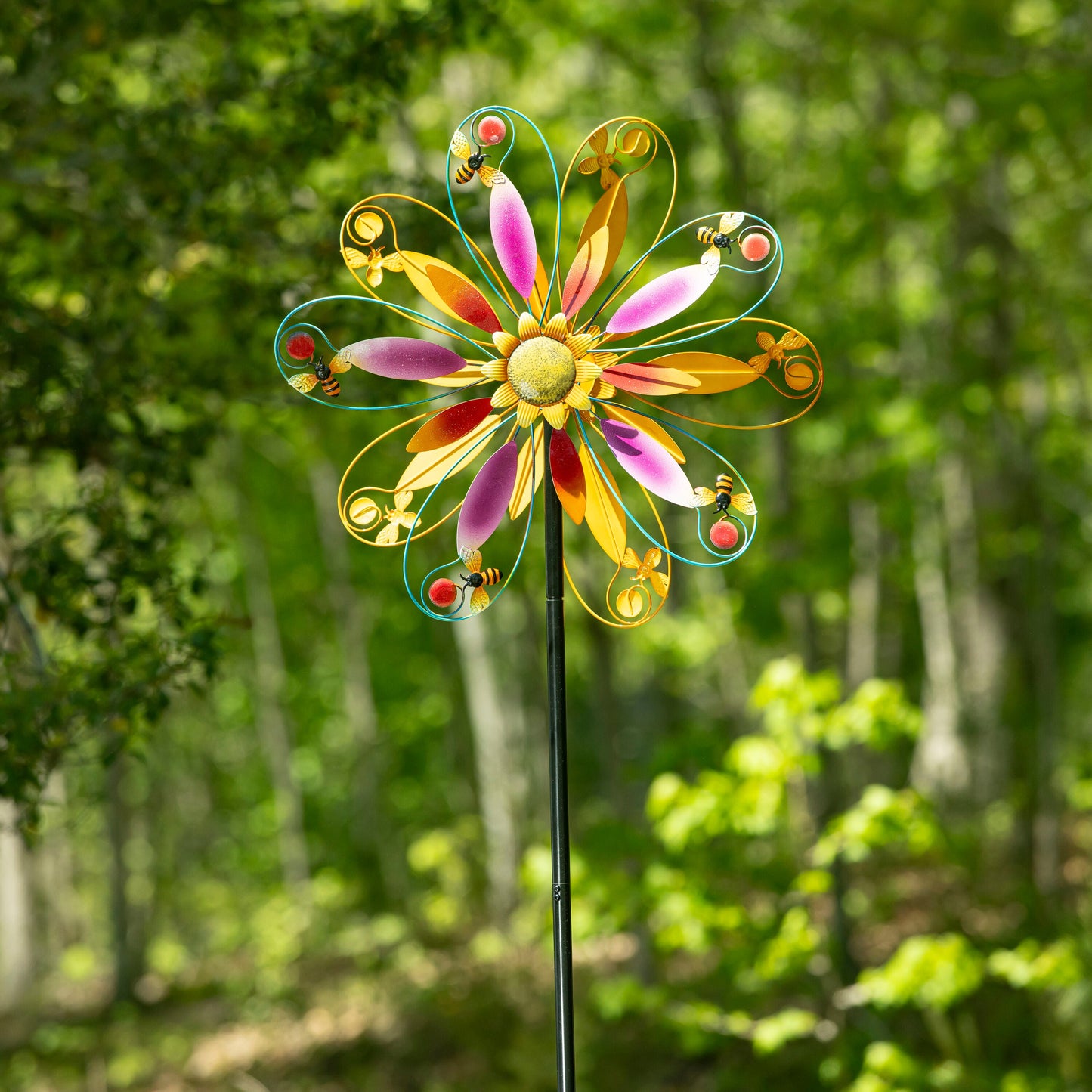 Enchanted Blossom Wind Spinner 74"H - Tampa Home & Garden Store