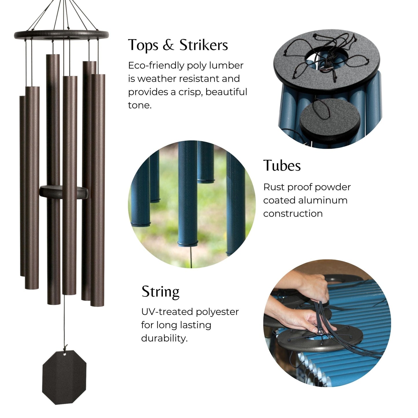 Enchanting Flowers Series Wind Chimes - Tampa Home & Garden Store