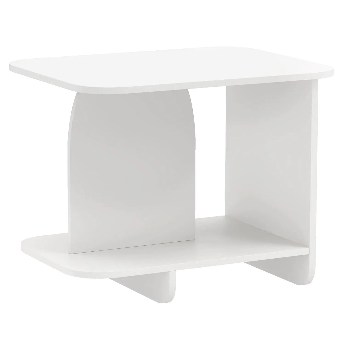 End Table 2-Tier Sofa Side Table Storage