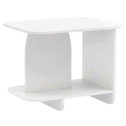 End Table 2-Tier Sofa Side Table Storage
