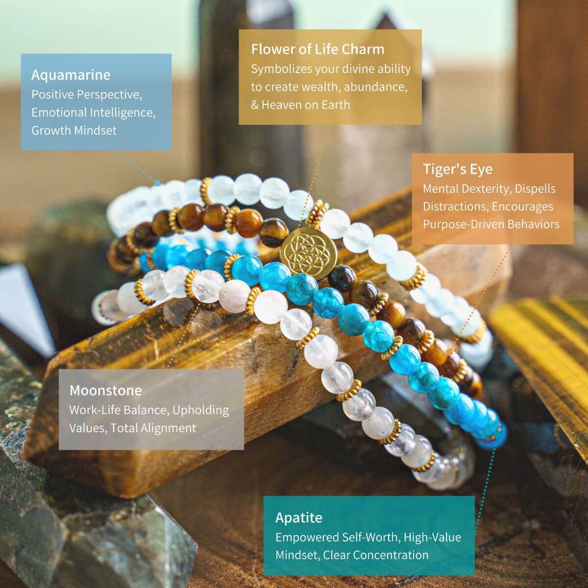 Endless Abundance Bracelet Pack of 4 - Tampa Home & Garden Store