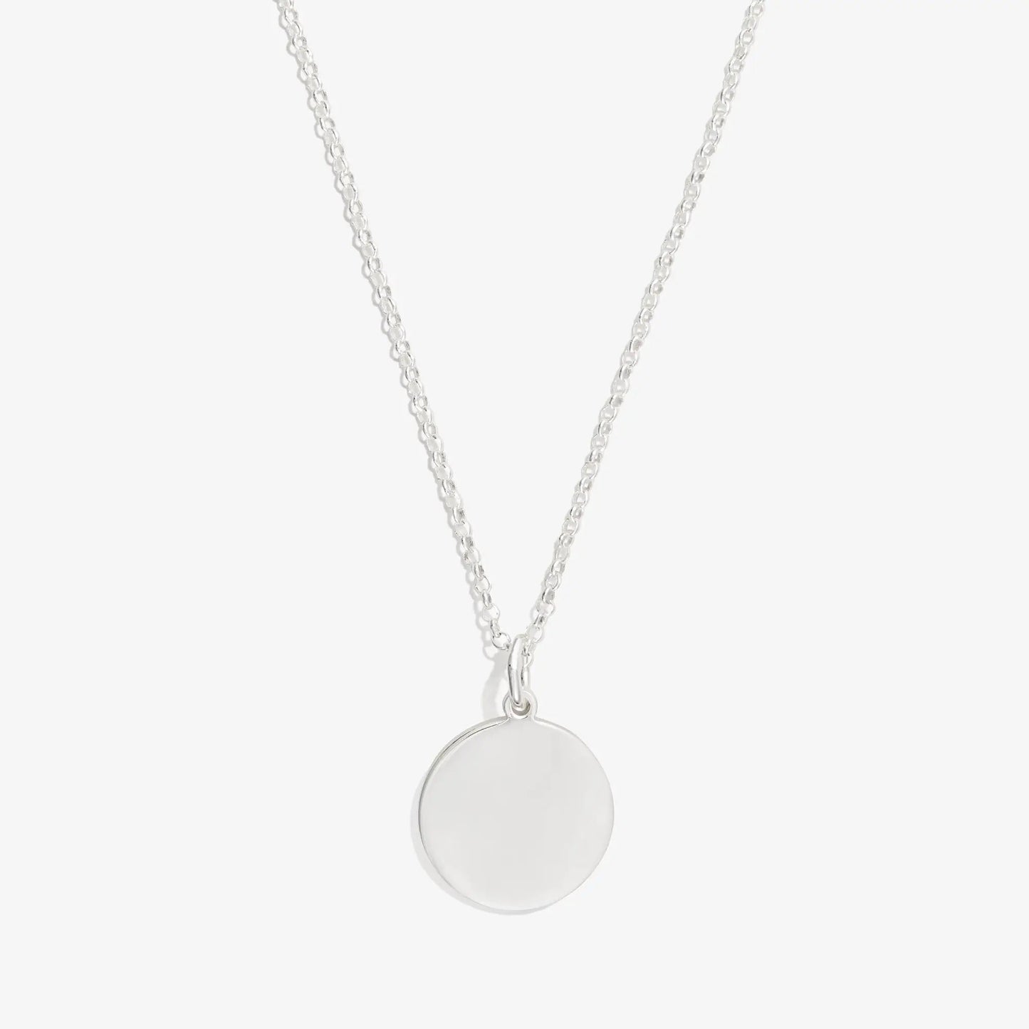 Alex and Ani Circle Charm Necklace, silver-tone chain, 21in on Tampa Home & Garden Store