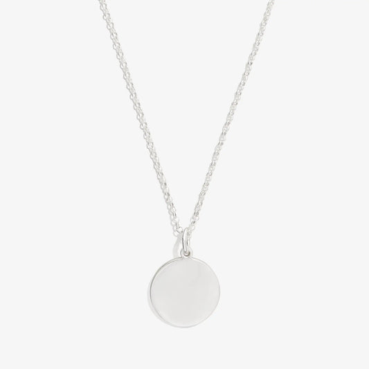 Alex and Ani Circle Charm Necklace, silver-tone chain, 21in on Tampa Home & Garden Store