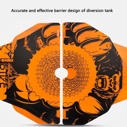 Enlee latest BICYCLE GRIME GUARD Anti-fouling Bike Grime Guard Wheel Cover - Tampa Home & Garden Store