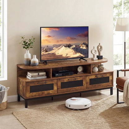 Entertainment Center With Storage Drawers