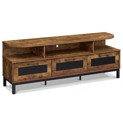 Entertainment Center With Storage Drawers
