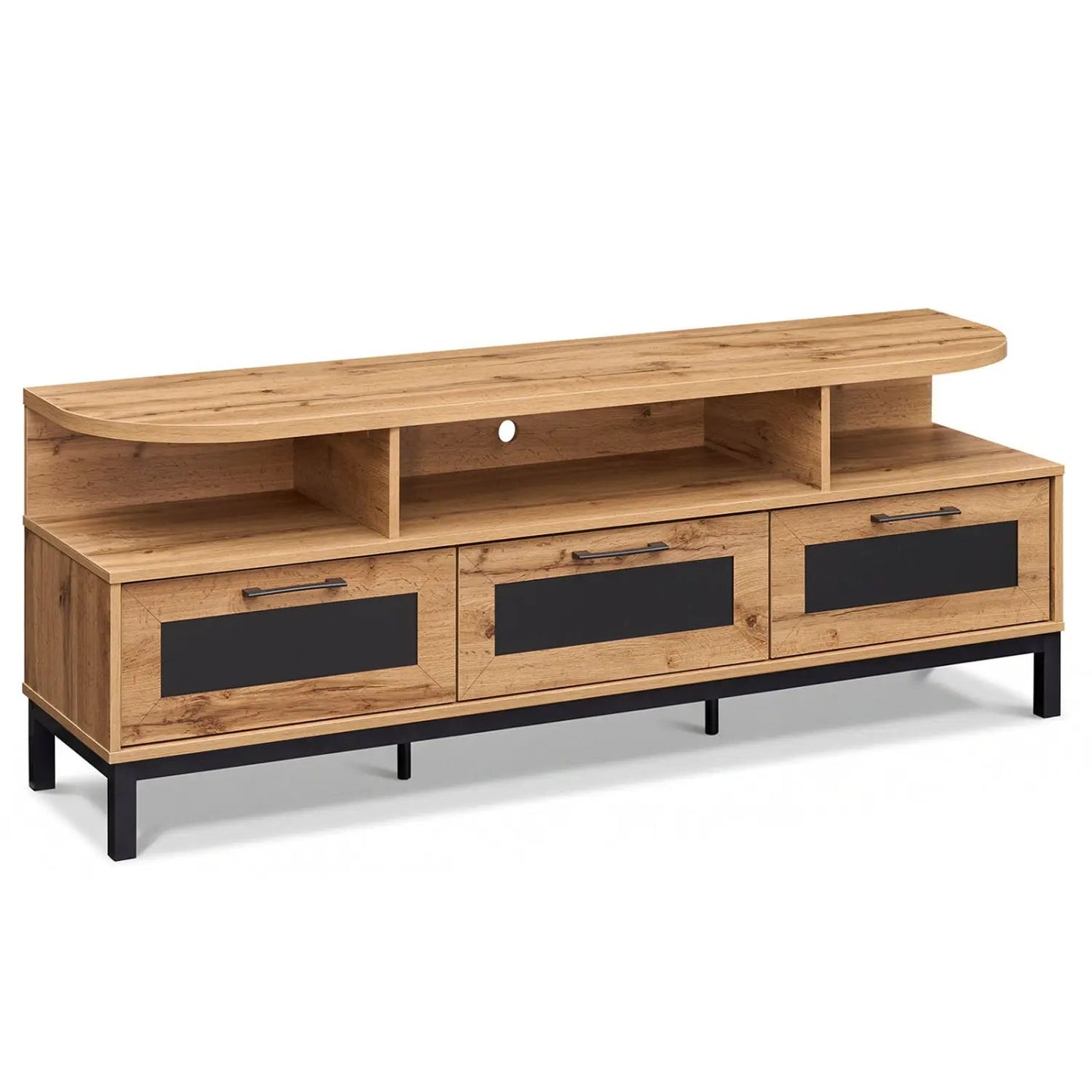 Entertainment Center With Storage Drawers