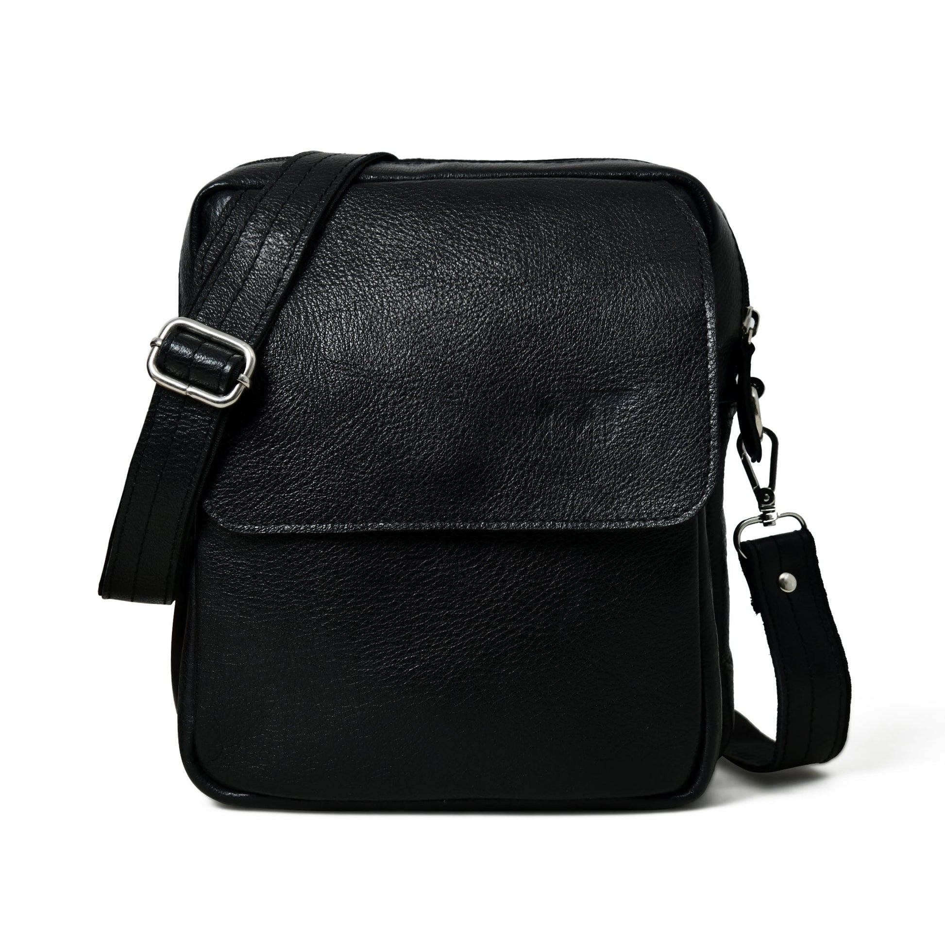 Enzo Black Side Messenger - Tampa Home & Garden Store