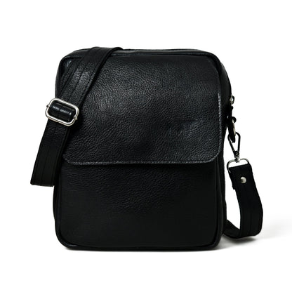 Enzo Black Side Messenger - Tampa Home & Garden Store