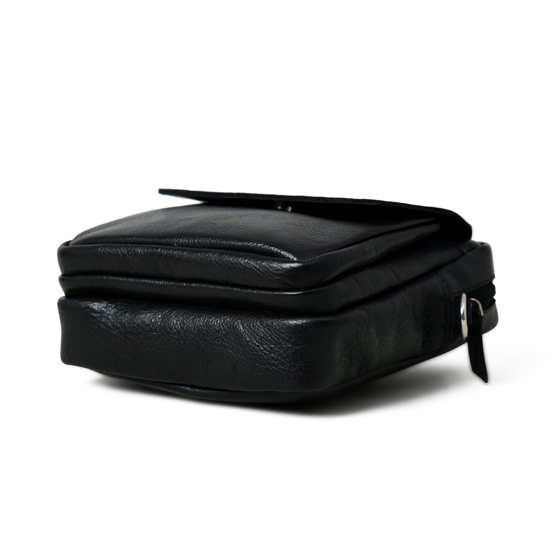 Enzo Black Side Messenger - Tampa Home & Garden Store