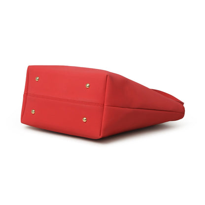 Era Vegan Leather Tote - Coral Red - Tampa Home & Garden Store