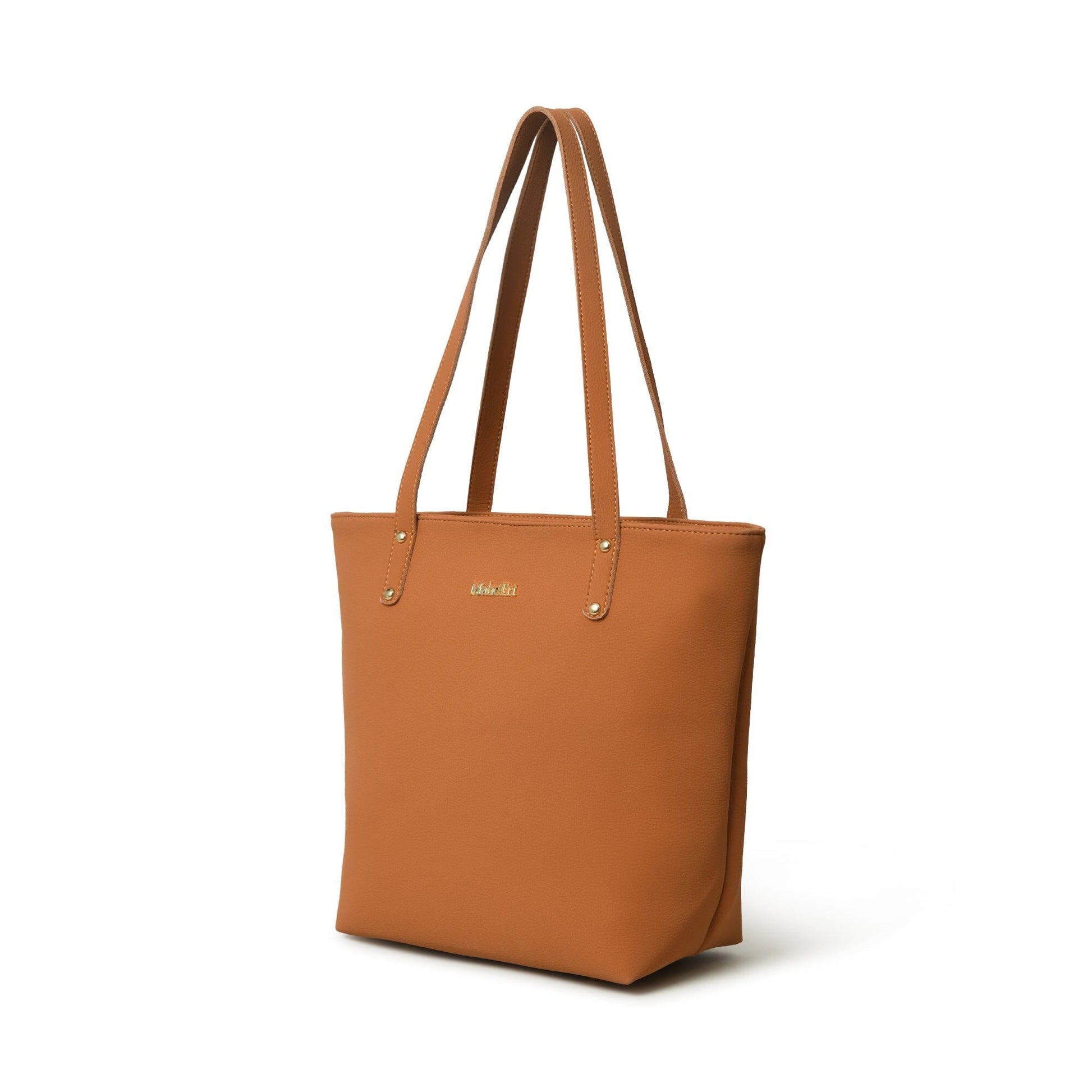 Era Vegan Leather Tote - Tan Brown - Tampa Home & Garden Store