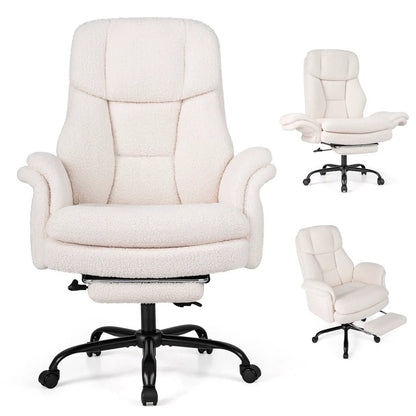 Big and Tall Office Chair with Footrest 500 lbs