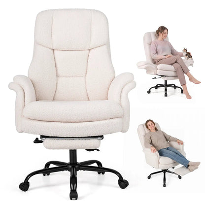 Big and Tall Office Chair with Footrest 500 lbs