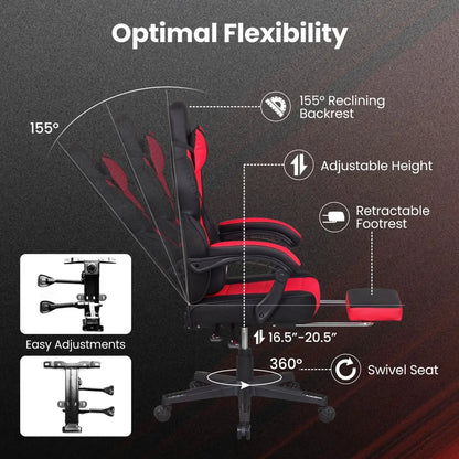 Ergonomic Video Game Chair with Headrest